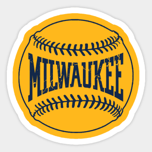 Milwaukee Baseball Sticker